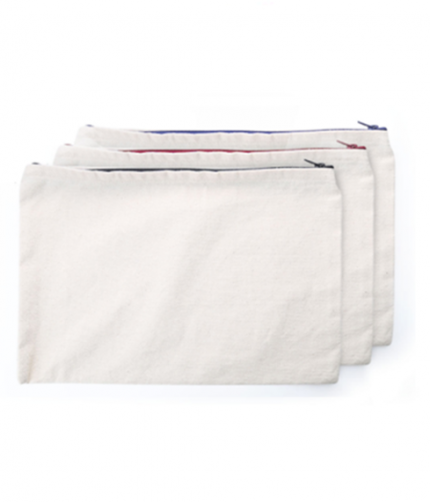 Get A4 Cotton Zip Pouch