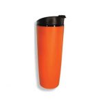 Orange Lightbox Suction Tumbler with Strainer