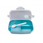 Powder Blue Divided Lunch Box