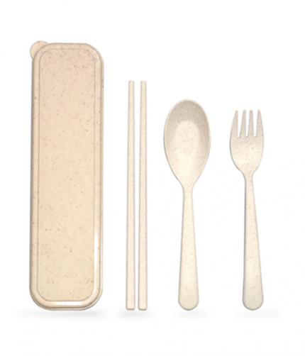 Buy Wheat Straw Cutlery Set