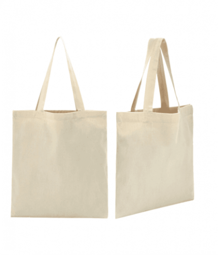 Beige A4 Cotton Bag