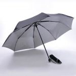 Black 21″ 3 Fold UV Coated Umbrella