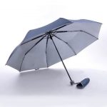 Blue 21″ 3 Fold UV Coated Umbrella