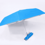 Light Blue 21″ 3 Fold Auto Open Close Umbrella
