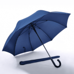Royal Blue Panel Curve Handle Auto Open Umbrella