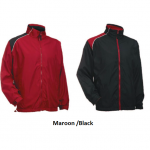 Maroon/Black Prestige Reversible Windbreaker
