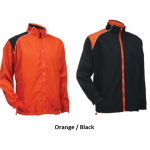 Orange/Black Prestige Reversible Windbreaker