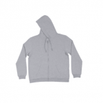 Grey Full Zip Hooded Sweatshirt