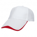 White Dual Tone Polyester Cap