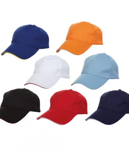 Polyester Colour Trim Cap