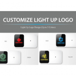 15W Quick Wireless Charger with LED Light Up Logo