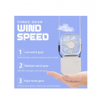 Vertical Rotating Foldable Mini Fan