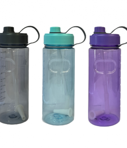 Buy 1000ml PC Water Bottle with Straw