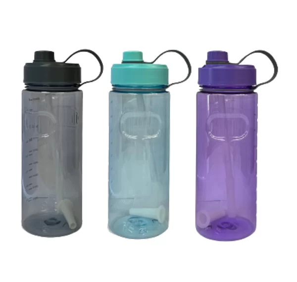 Water Bottle with Straw